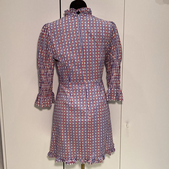 Laura Ashley + Urban Outfitters Maisy mock neck dress floral M - Picture 4 of 16